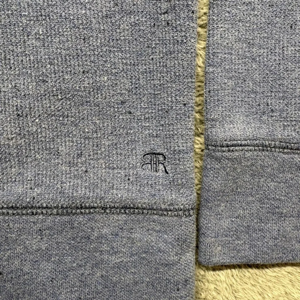 Banana Republic Sweatshirt Mens‎ M Blue Good Raglan Sleeve Crewneck Knit